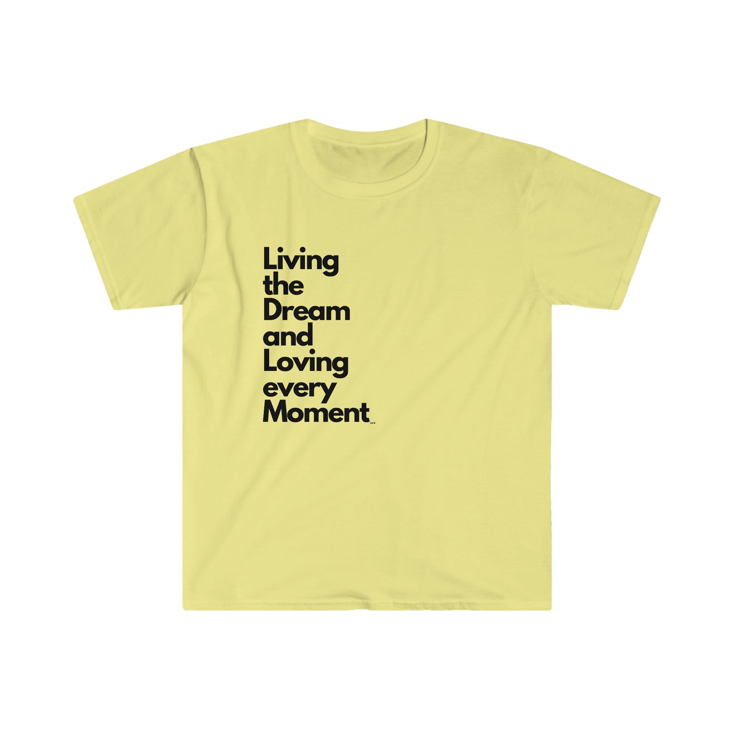Living the Dream and Loving every Moment, Unisex Softstyle T-Shirt