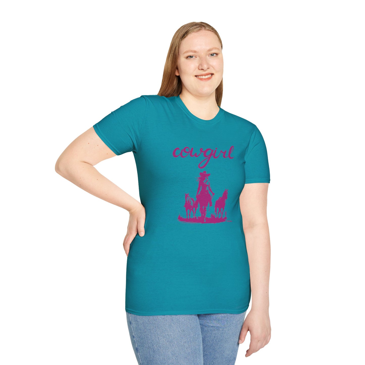 Chefao Cowgirl VI, Unisex Softstyle T-Shirt