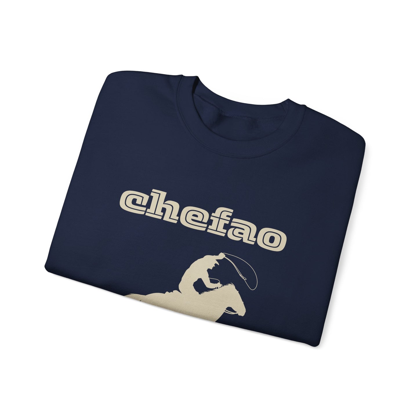 Chefao Cowboy III, Unisex Heavy Blend Crewneck Sweatshirt