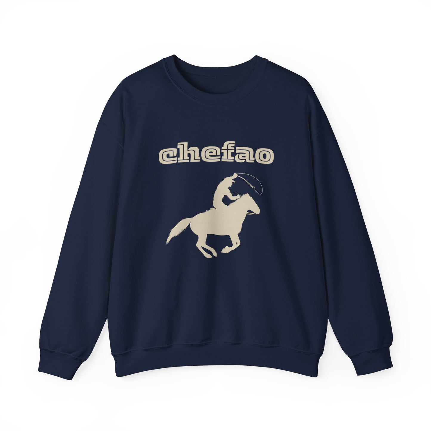 Chefao Cowboy III, Unisex Heavy Blend Crewneck Sweatshirt