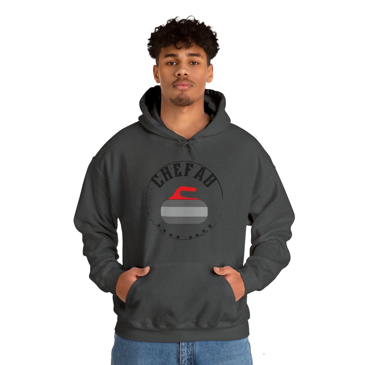 Chefao Curling I, Unisex Heavy Blend Hooded Sweatshirt