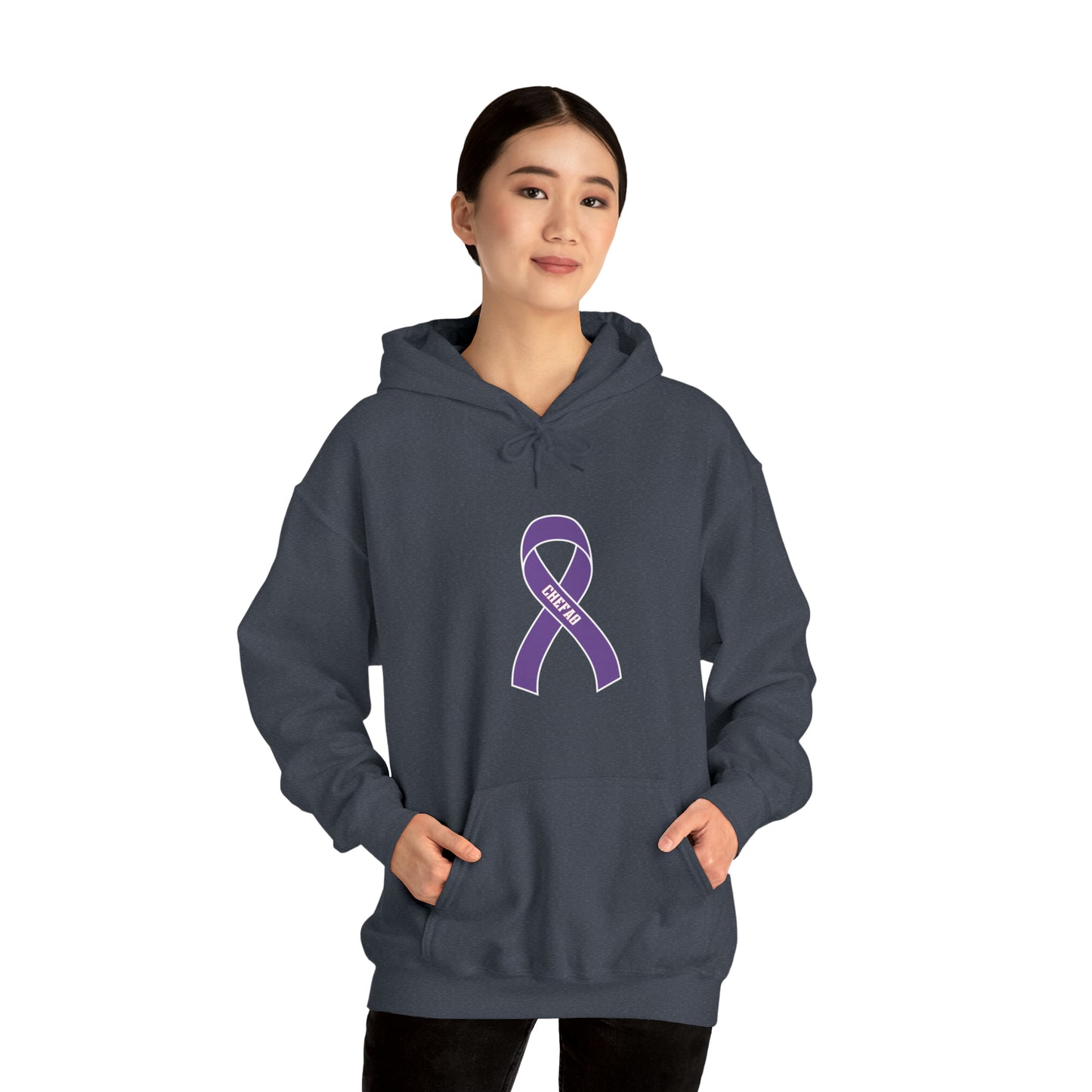 Chefao Cancer Awareness I, Unisex Heavy Blend™ Hooded Sweatshirt