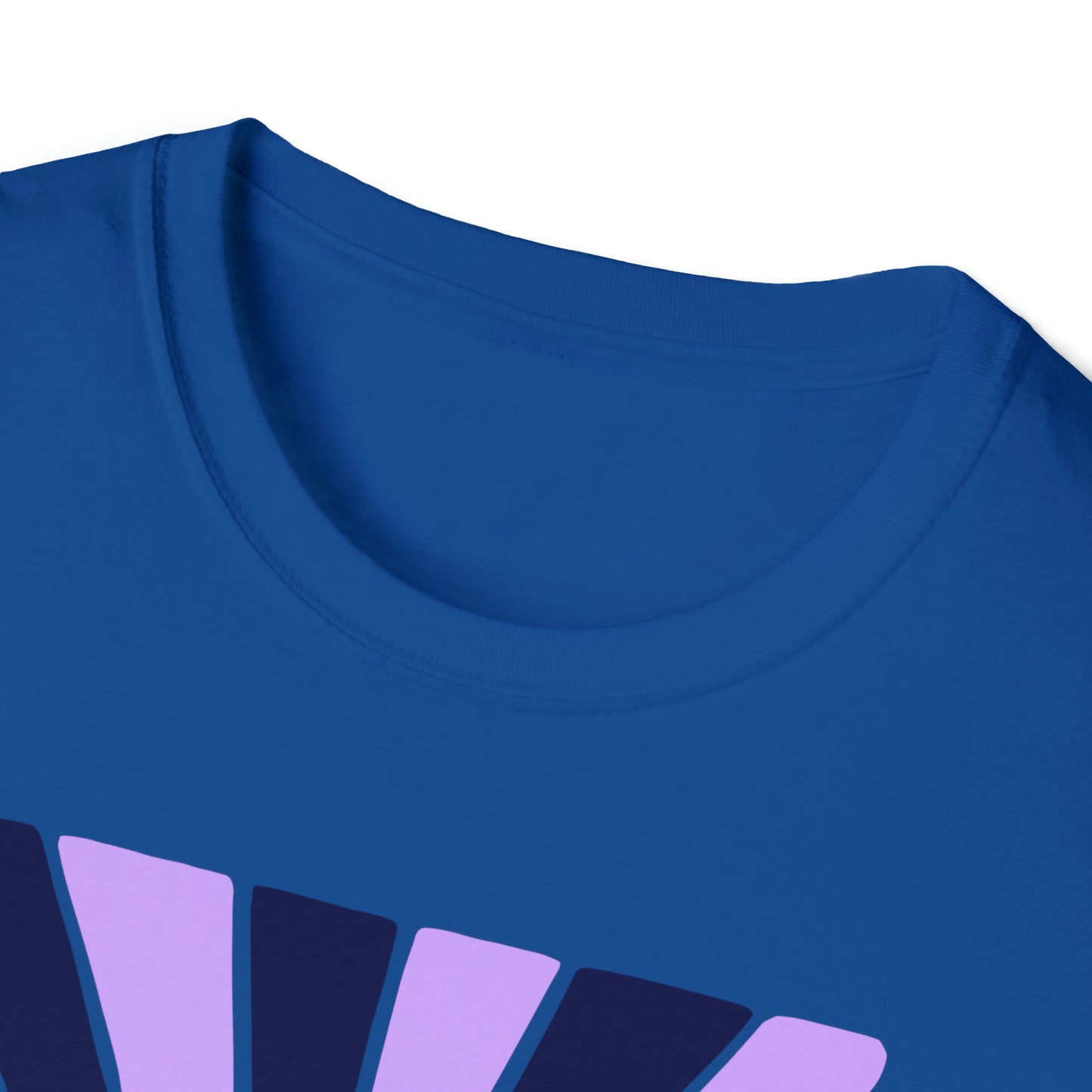 Easy Like Sunday Morning Purple, Unisex Softstyle T-Shirt