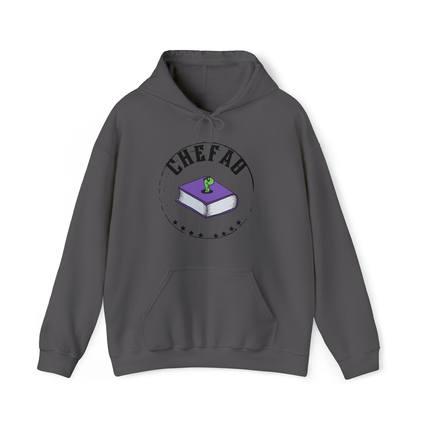 Chefao Bookworm I, Unisex Heavy Blend Hooded Sweatshirt