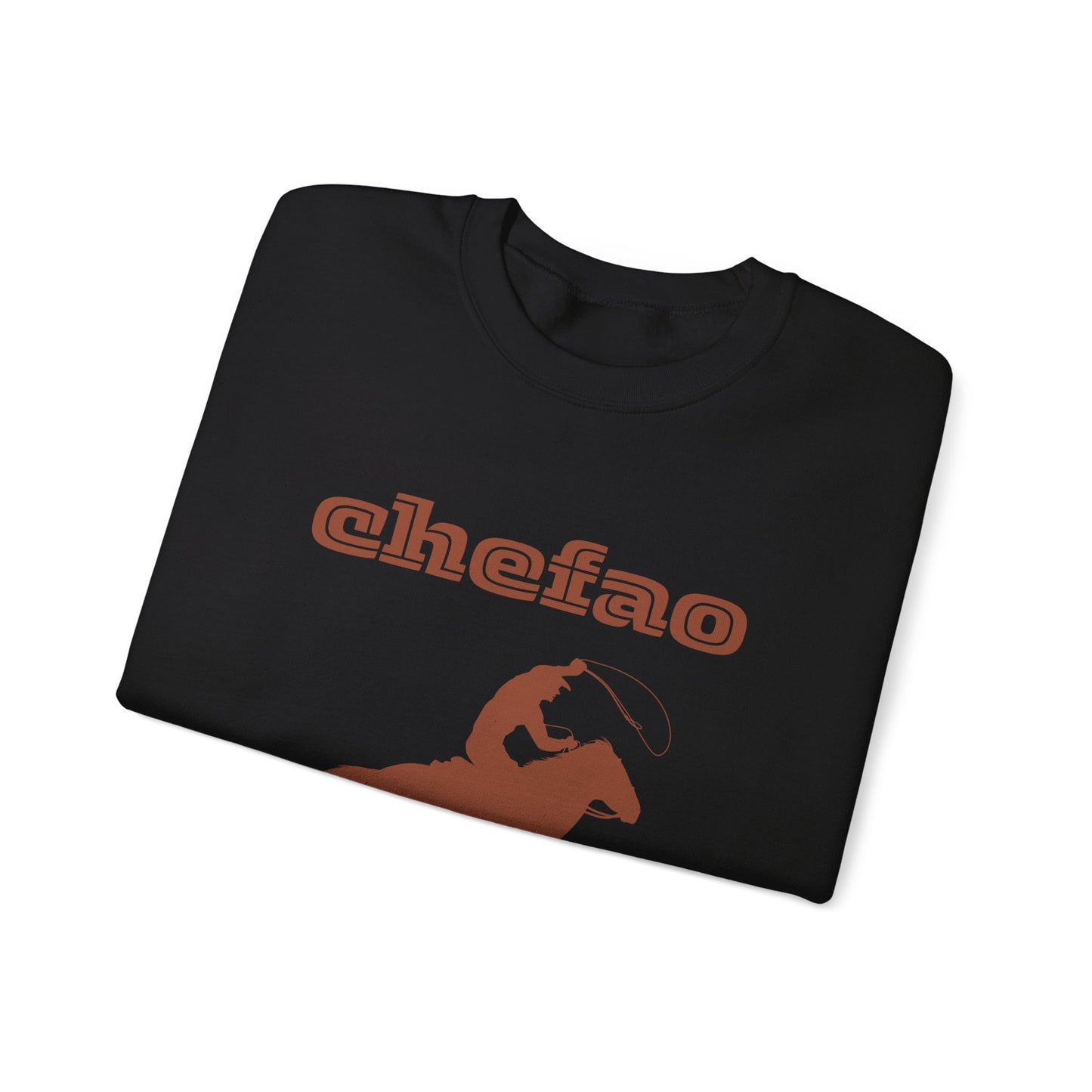Chefao Cowboy III, Unisex Heavy Blend Crewneck Sweatshirt