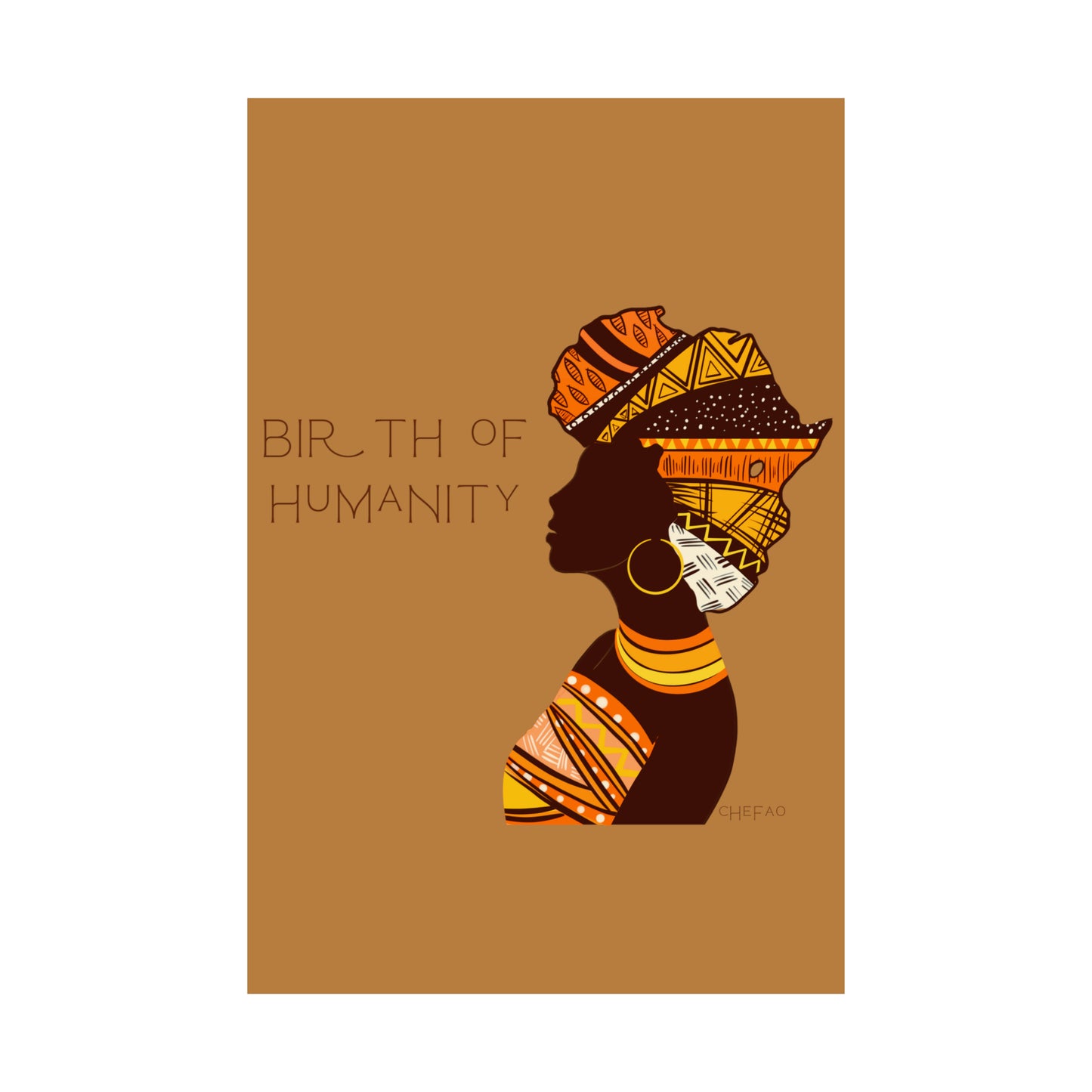 Birth of Humanity™ I, Matte Vertical Posters