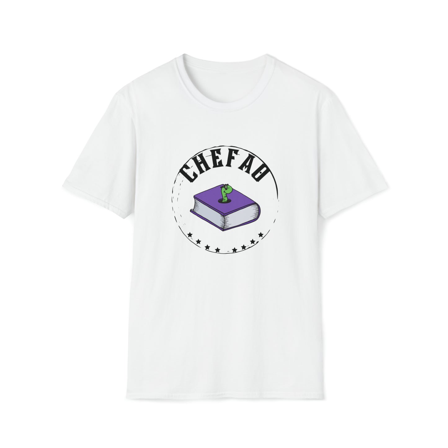 Chefao Bookworm I, Unisex Softstyle T-Shirt