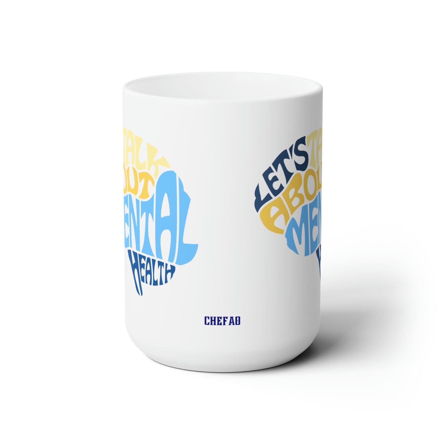 Mental Health II, White Coffee Mug, 15oz