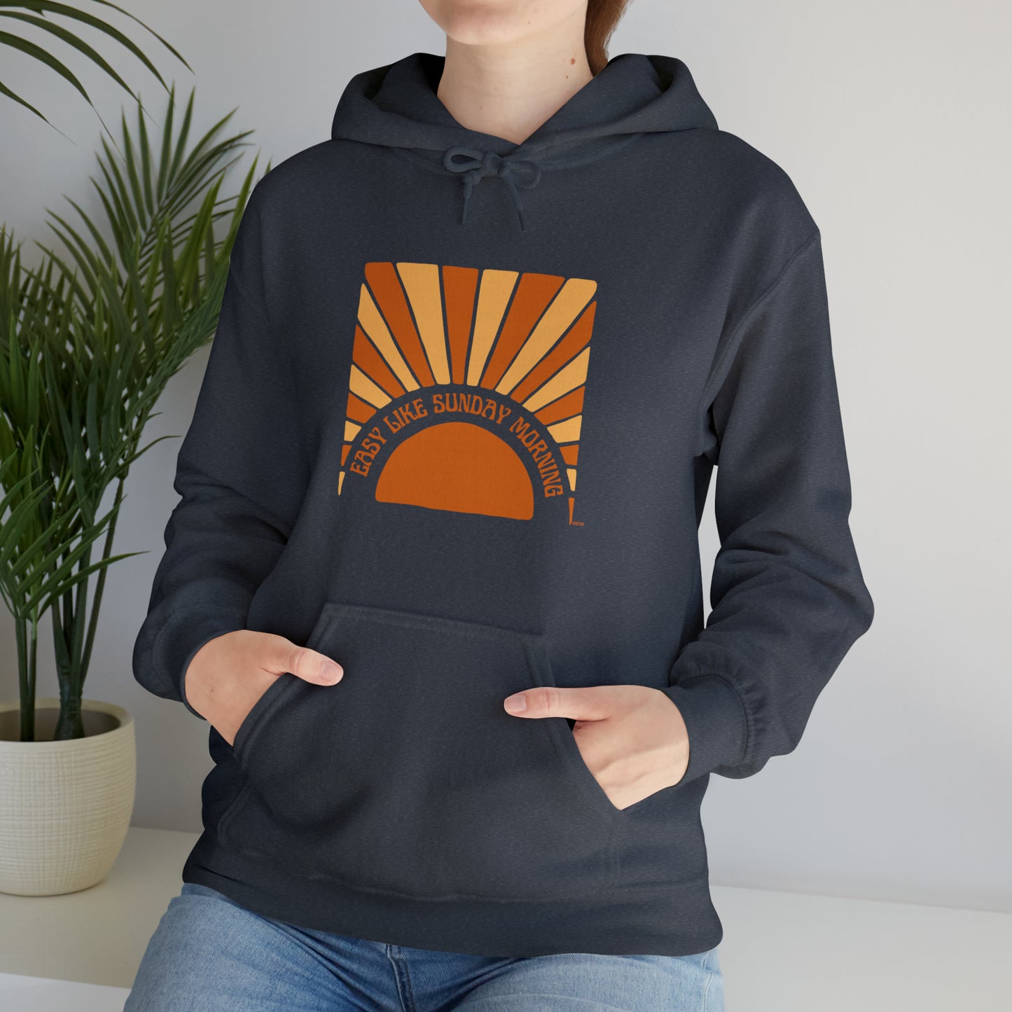 Easy Like Sunday Morning, Unisex Heavy Blend Hooded Sweatshirt