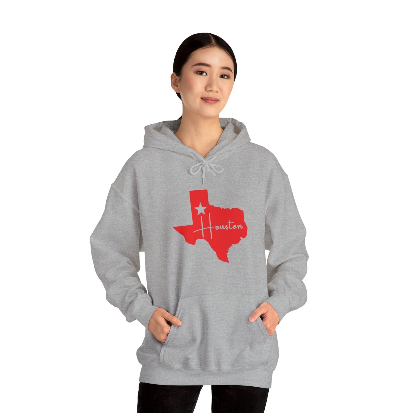 Chefao Houston, Texas I, Unisex Heavy Blend Hooded Sweatshirt