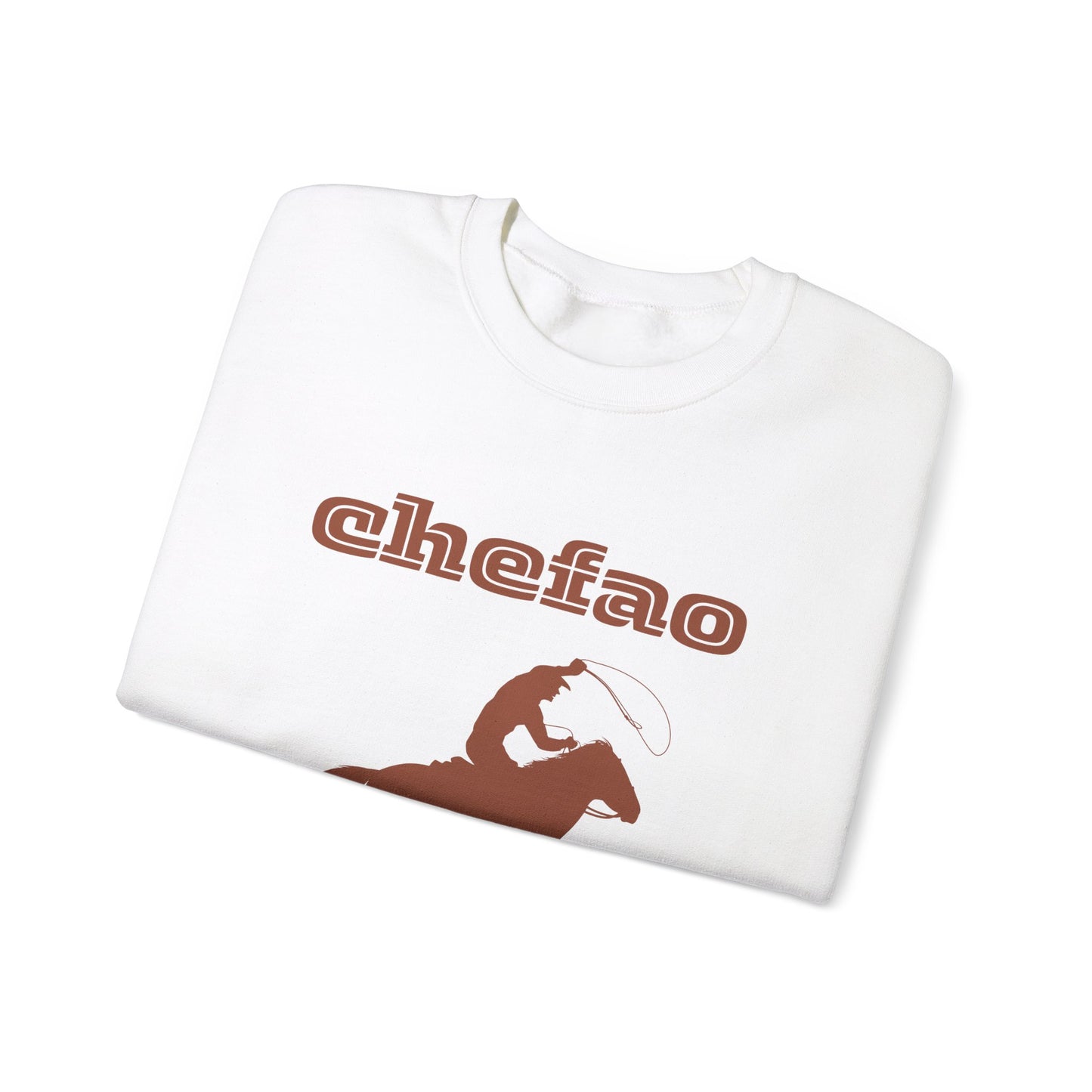 Chefao Cowboy III, Unisex Heavy Blend Crewneck Sweatshirt
