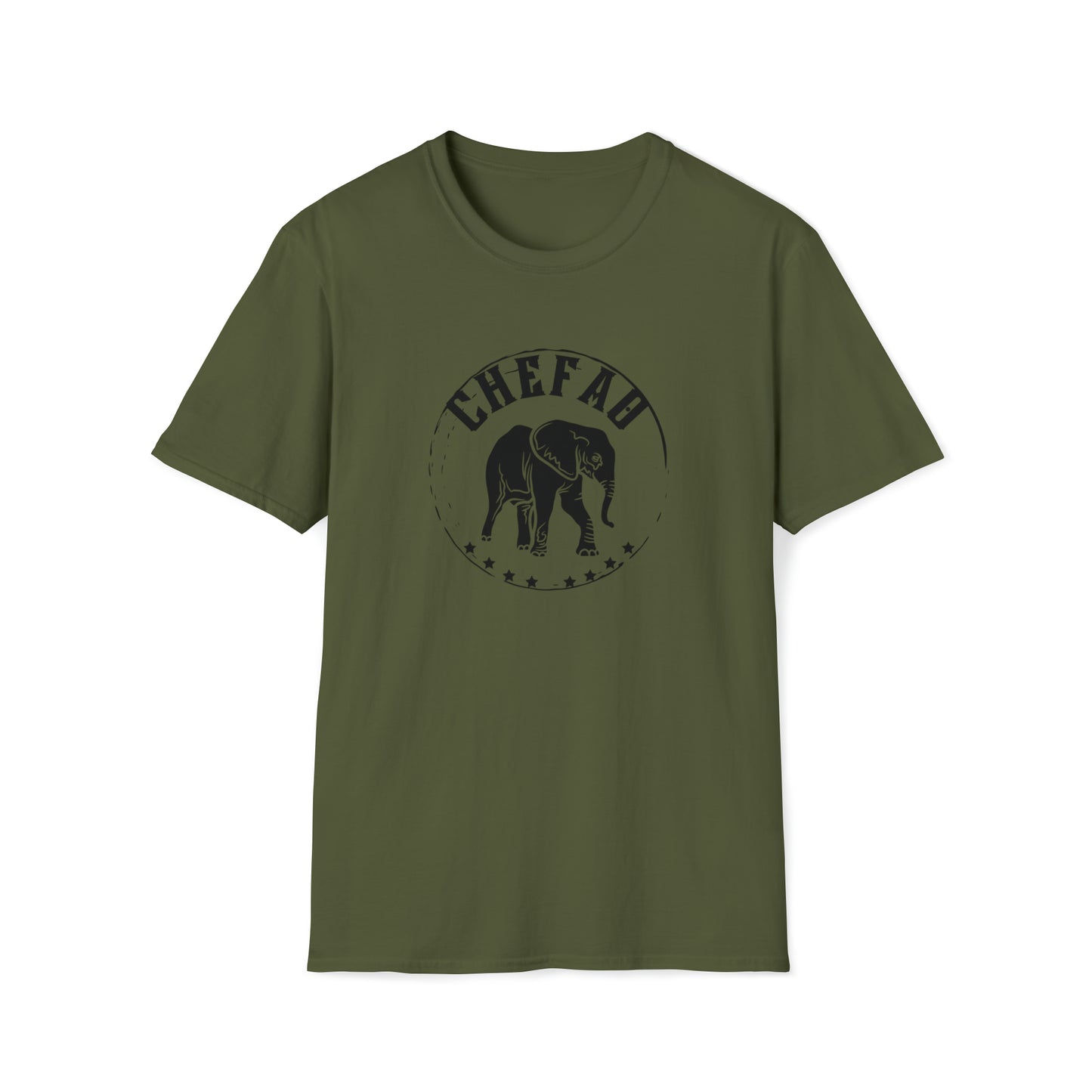 Chefao Elephant II, Unisex Softstyle T-Shirt