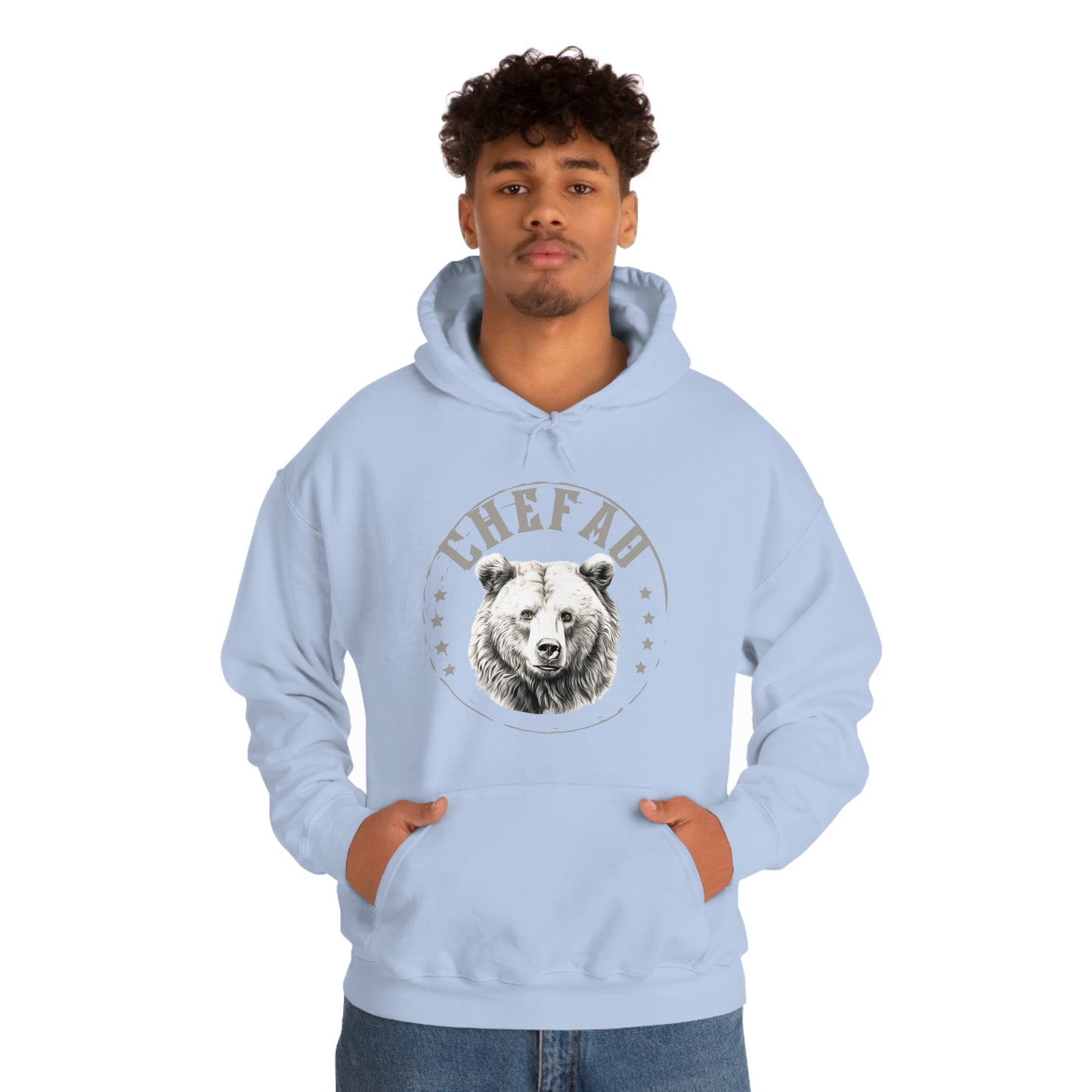 Chefao Bear I, Unisex Heavy Blend Hooded Sweatshirt
