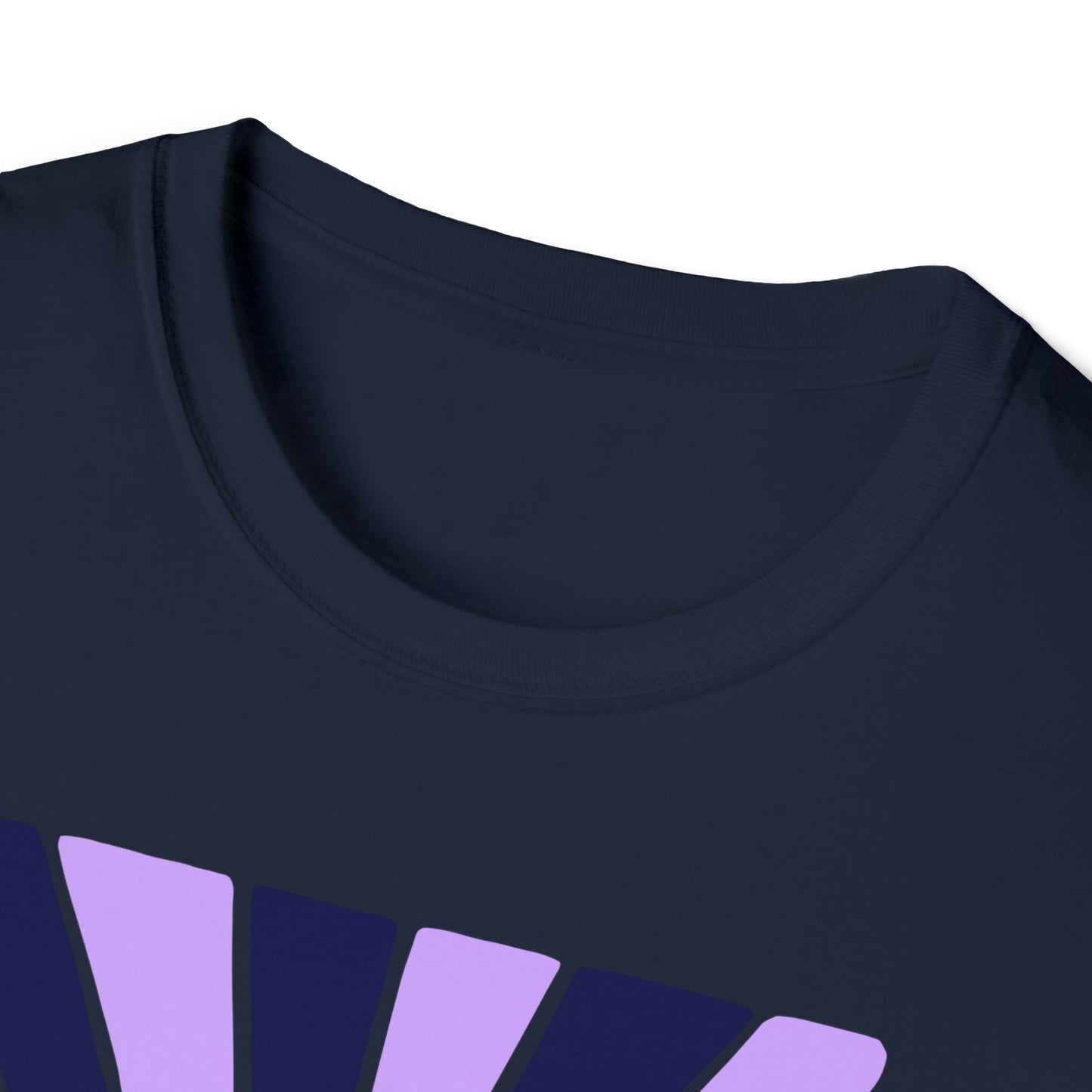 Easy Like Sunday Morning Purple, Unisex Softstyle T-Shirt