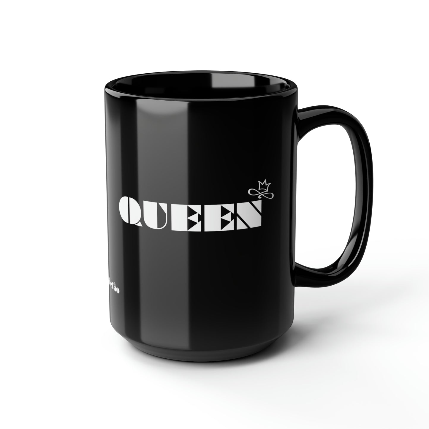 Chefao Queen I, Black Mug, 15oz