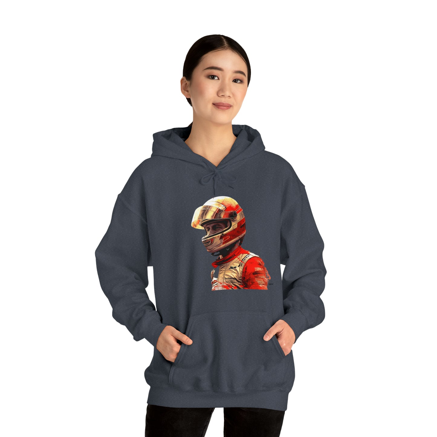 Racecar Driver, Unisex Heavy Blend Hooded Sweatshirt