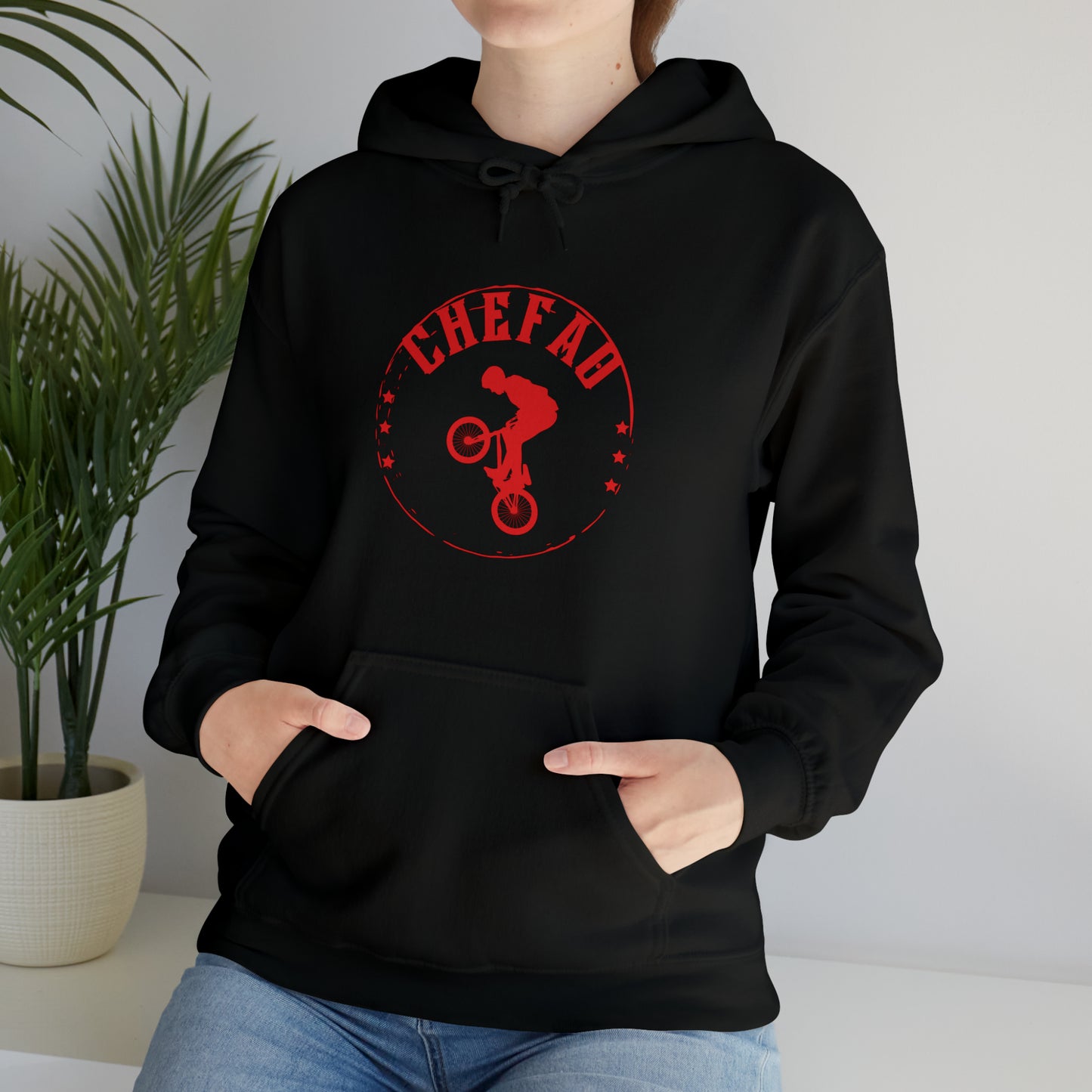 Chefao BMX I, Unisex Heavy Blend Hooded Sweatshirt