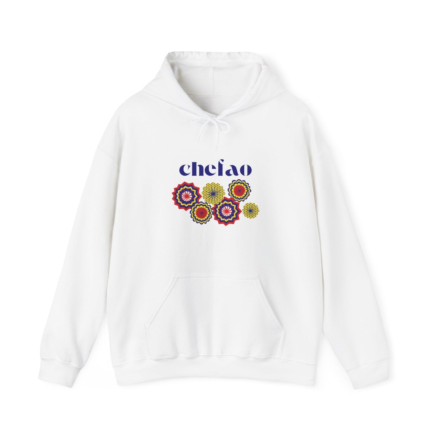 Chefao Paper Fans I, Unisex Heavy Blend Hooded Sweatshirt
