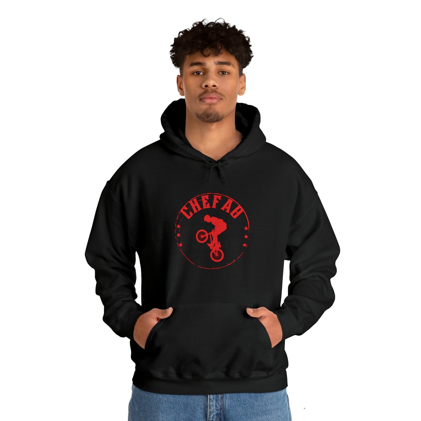 Chefao BMX I, Unisex Heavy Blend Hooded Sweatshirt