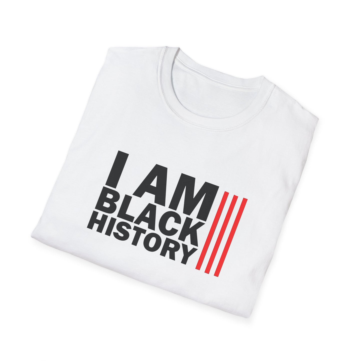 Chefao I Am Black History I, Unisex Softstyle T-Shirt