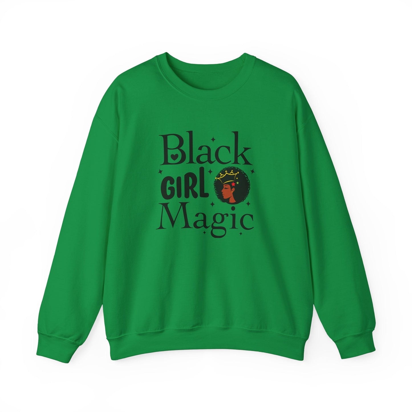 Chefao Black Girl Magic I, Unisex Heavy Blend™ Crewneck Sweatshirt
