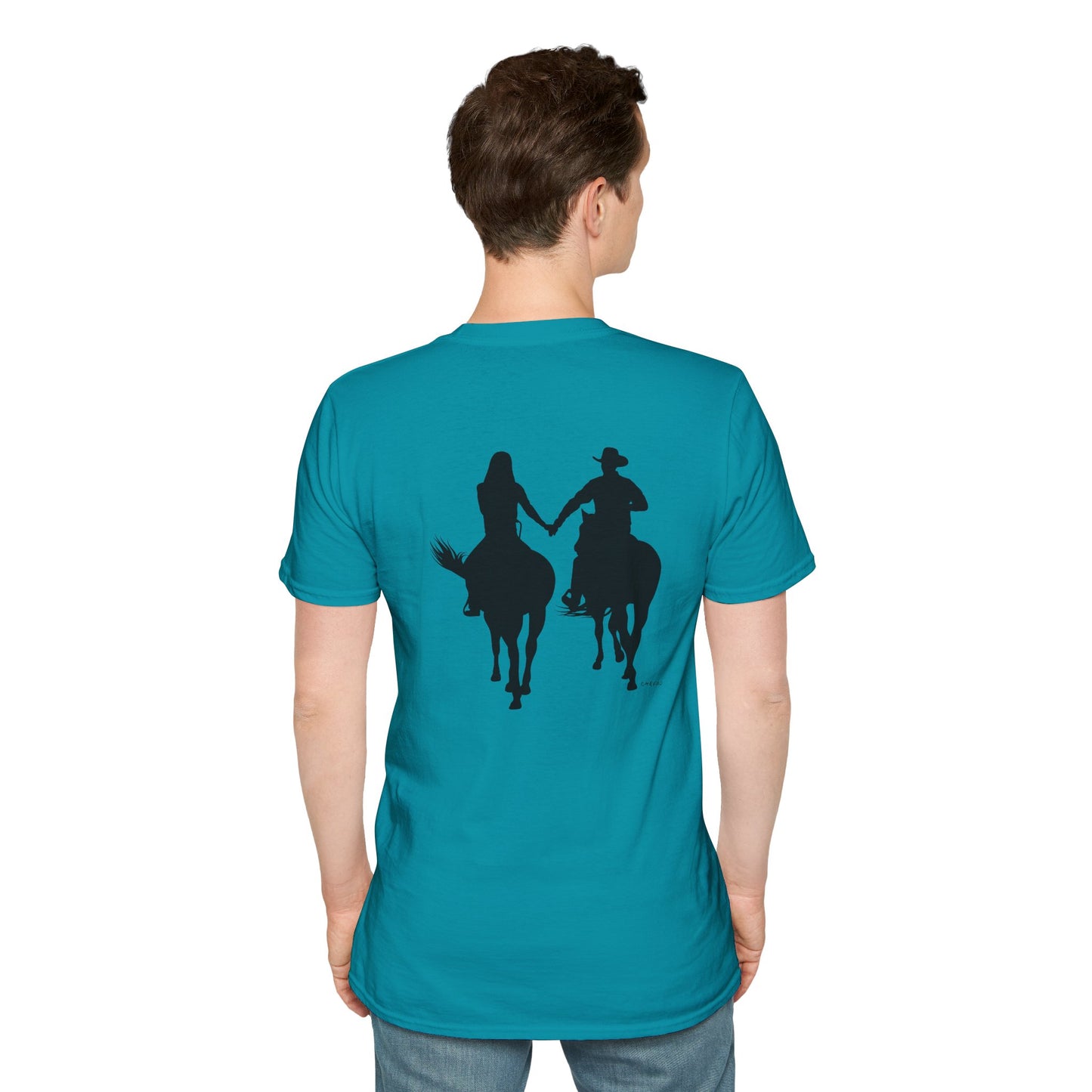 Chefao Cowboy and Cowgirl I, Unisex Softstyle T-Shirt