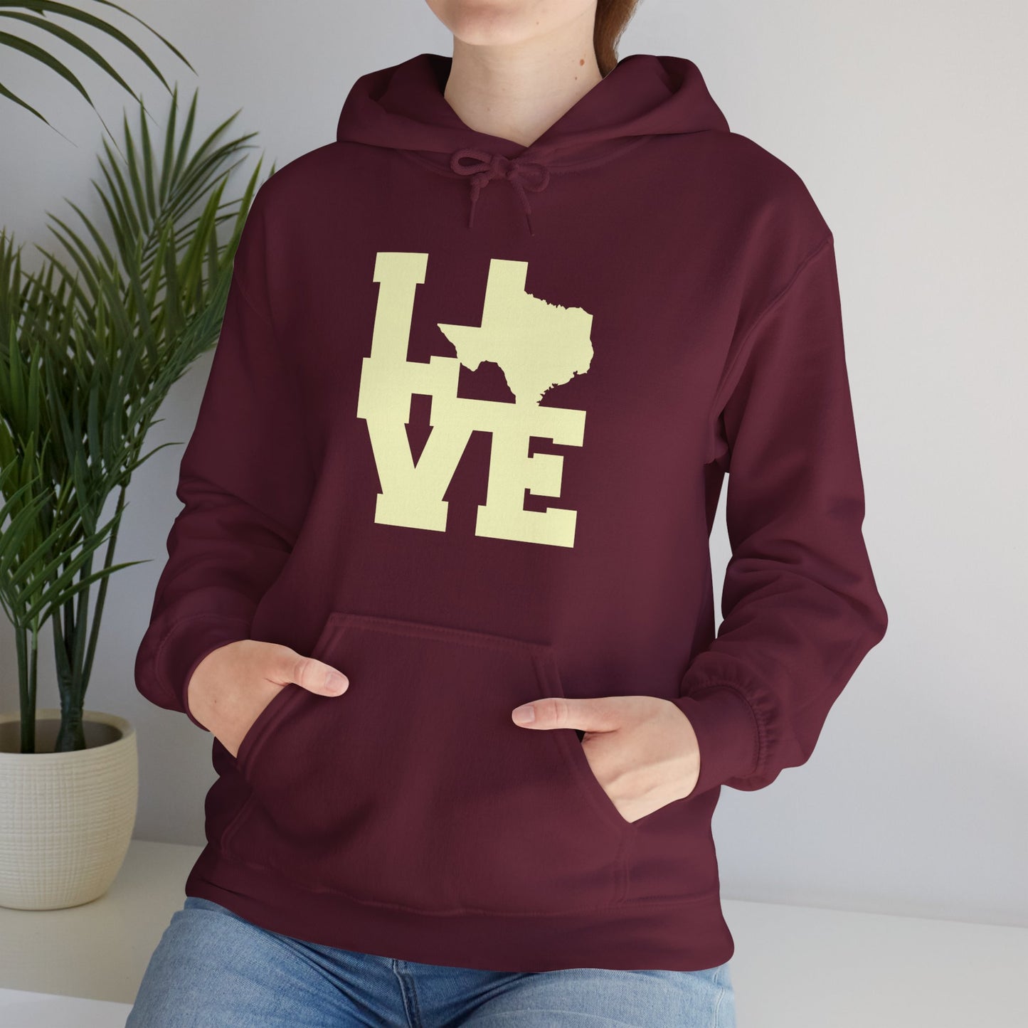 Chefao LoveTexas I, Unisex Heavy Blend Hooded Sweatshirt