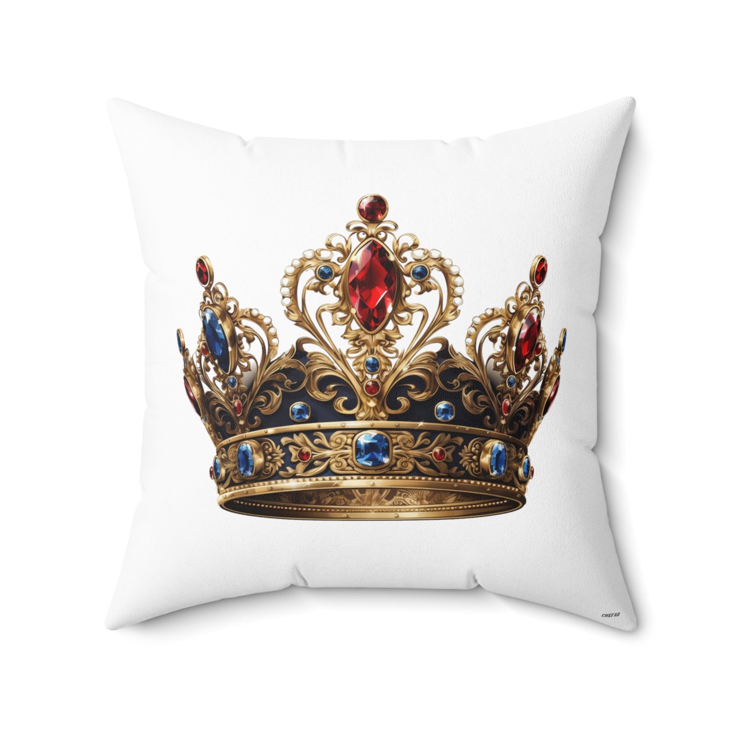 Queen's Crown, Spun Polyester Square Pillow