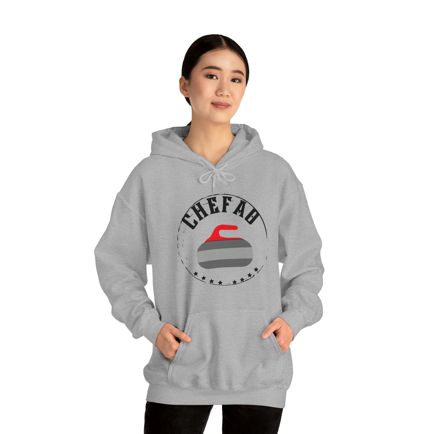 Chefao Curling I, Unisex Heavy Blend Hooded Sweatshirt