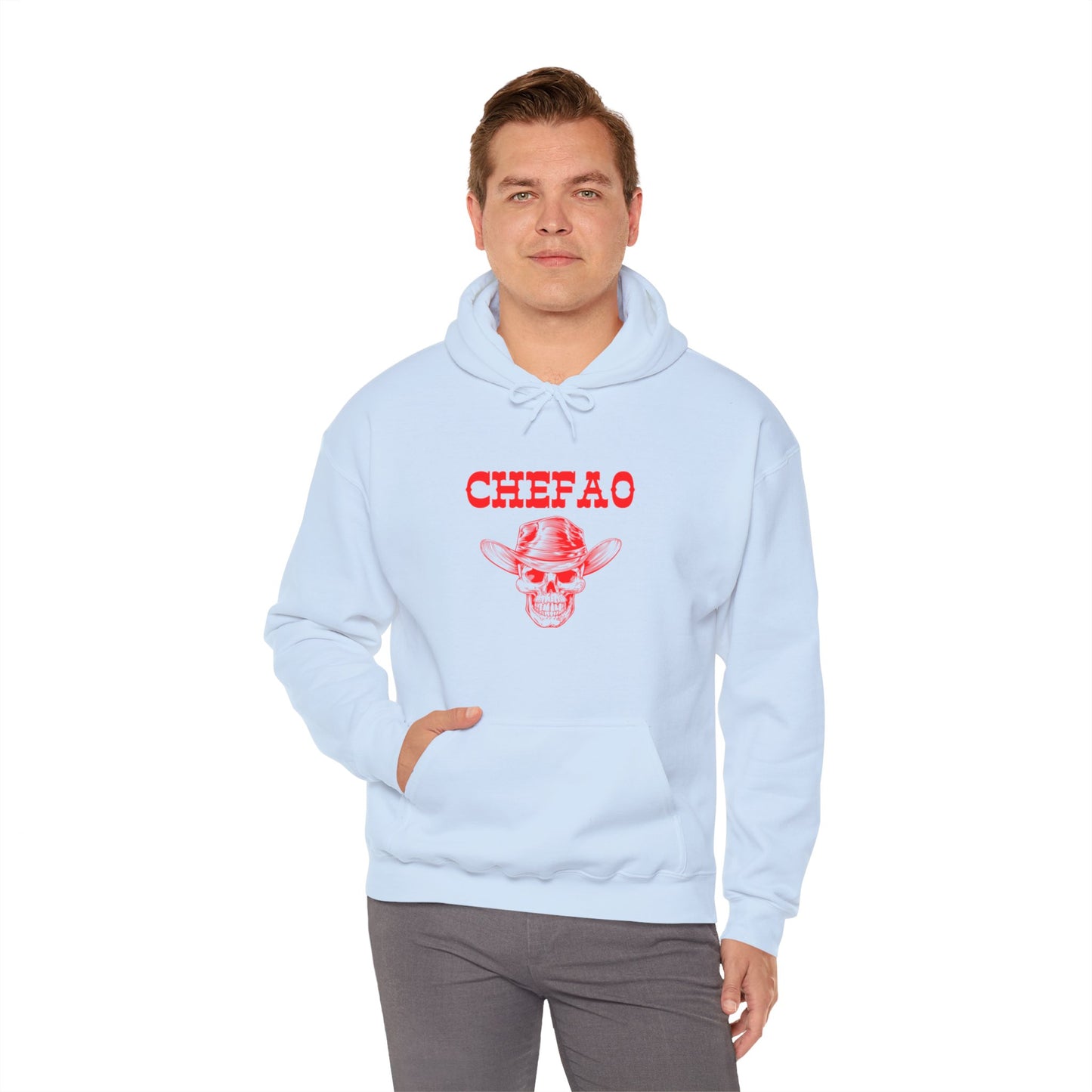 Chefao Cowboy VII, Unisex Heavy Blend Hooded Sweatshirt