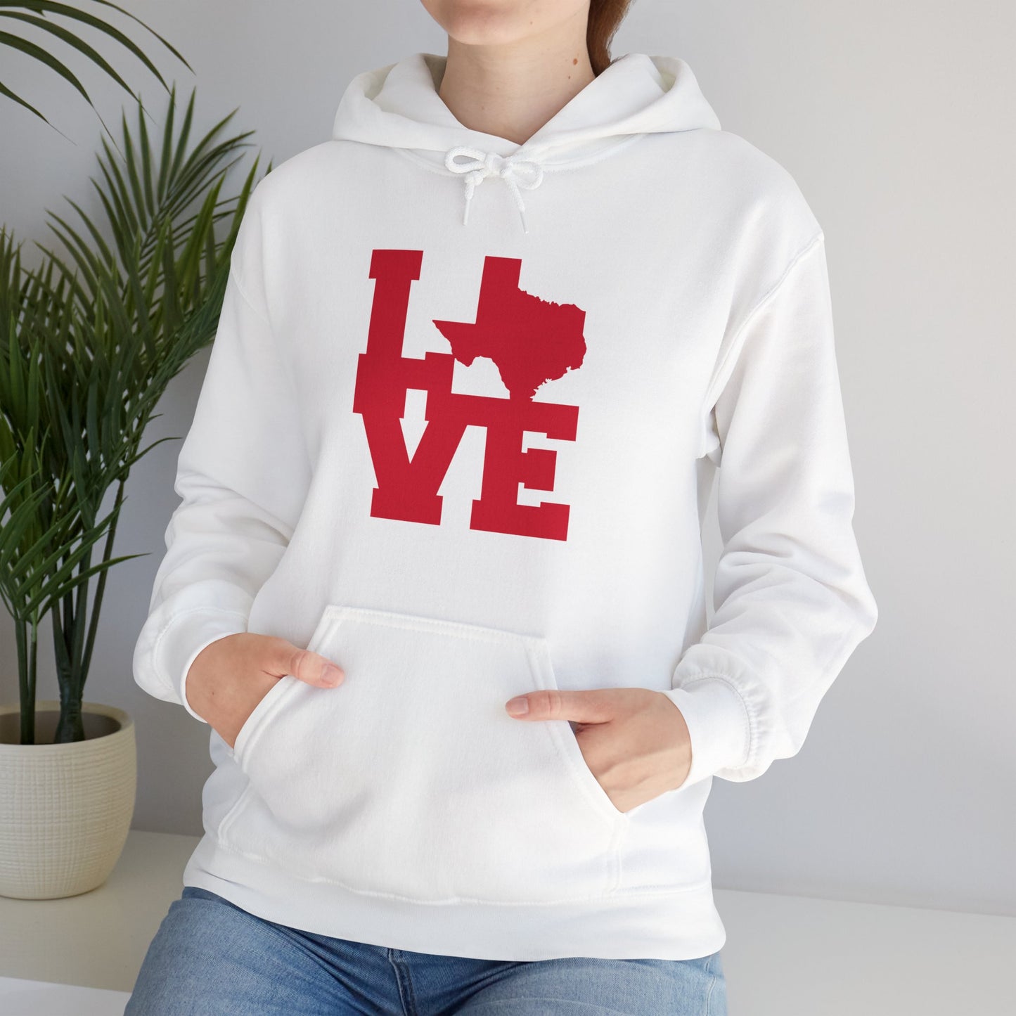 Chefao LoveTexas I, Unisex Heavy Blend Hooded Sweatshirt