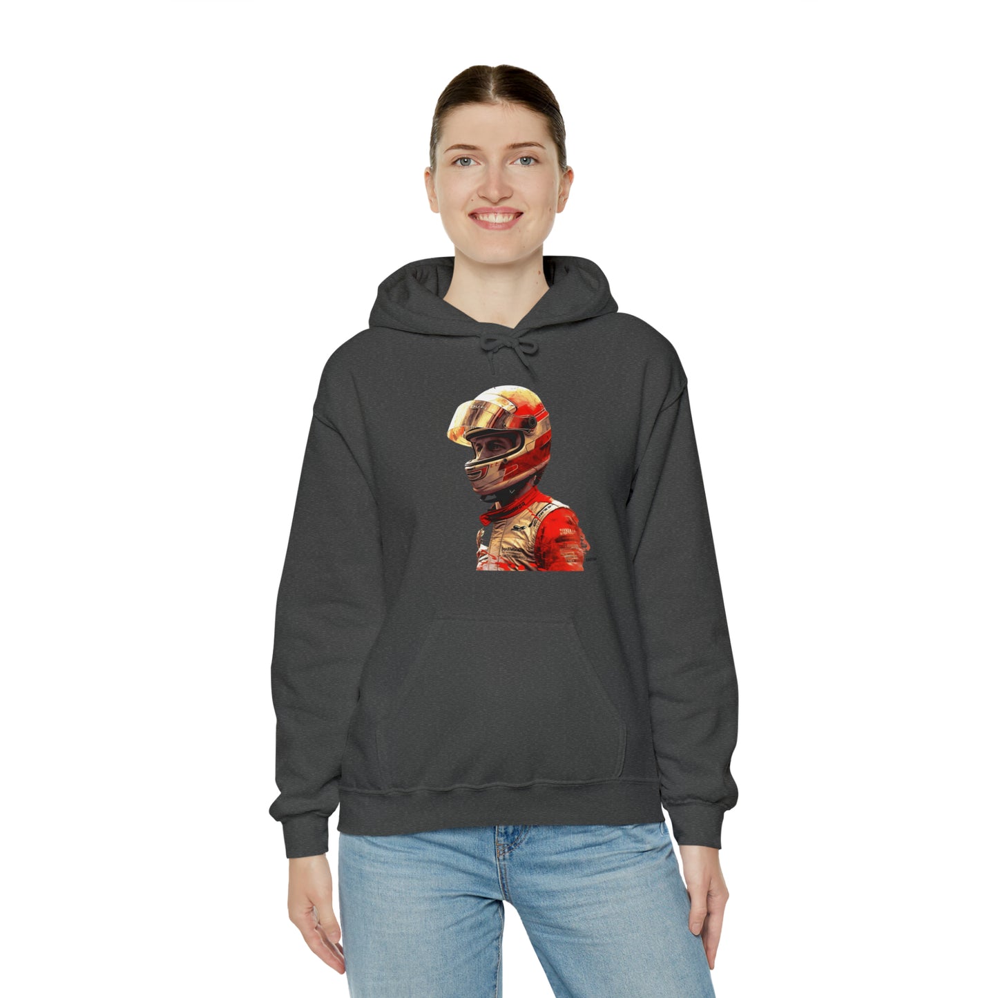 Racecar Driver, Unisex Heavy Blend Hooded Sweatshirt