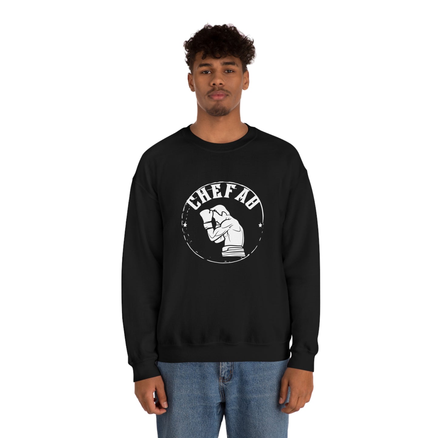 Chefao Boxer I, Unisex Heavy Blend Crewneck Sweatshirt