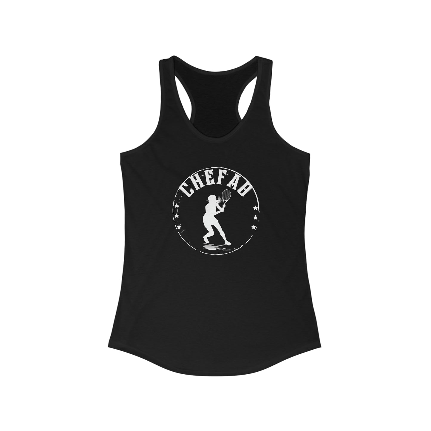 Chefao Tennis III, Women's Racerback Tank