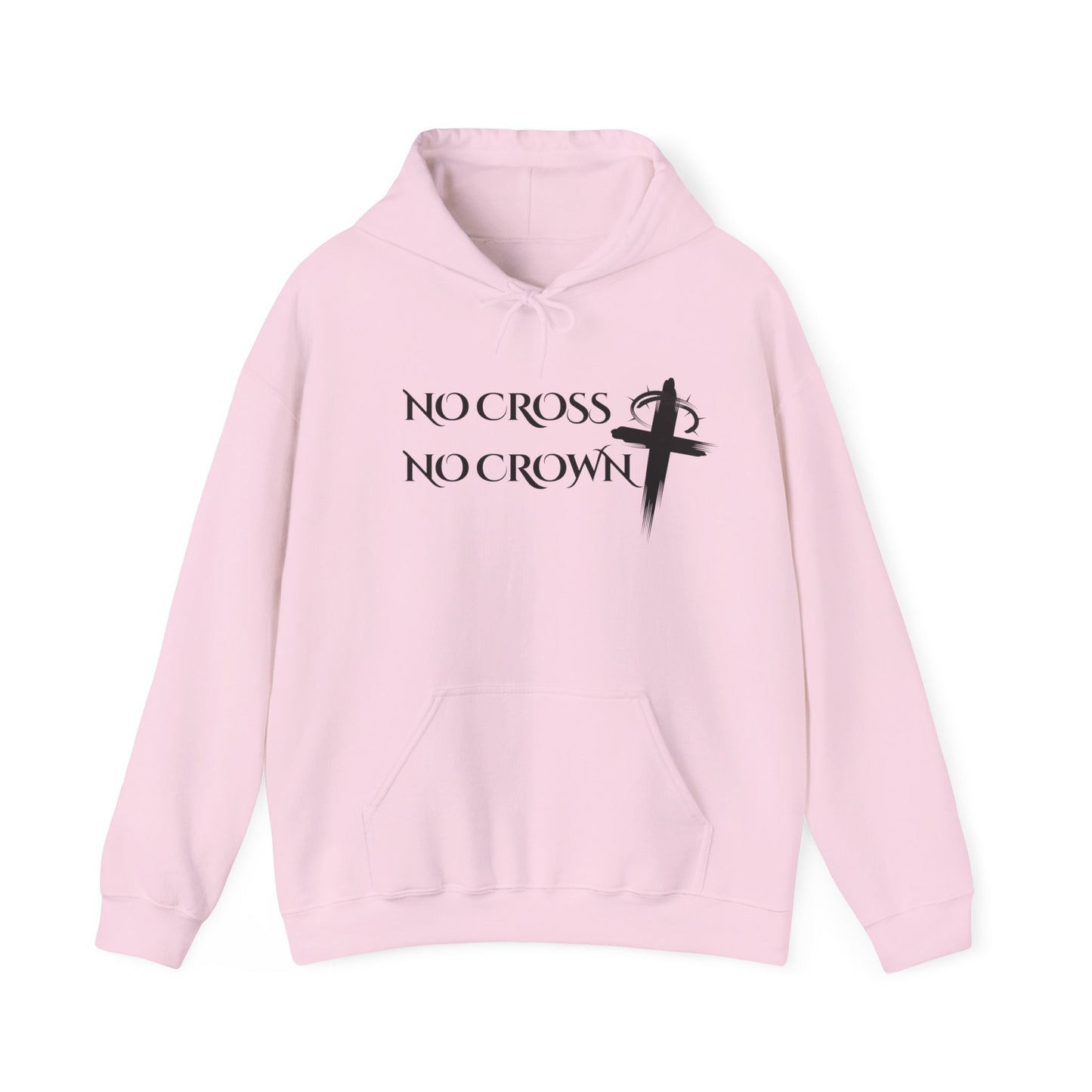No Cross No Crown, Unisex Heavy Blend™ Hooded Sweatshirt