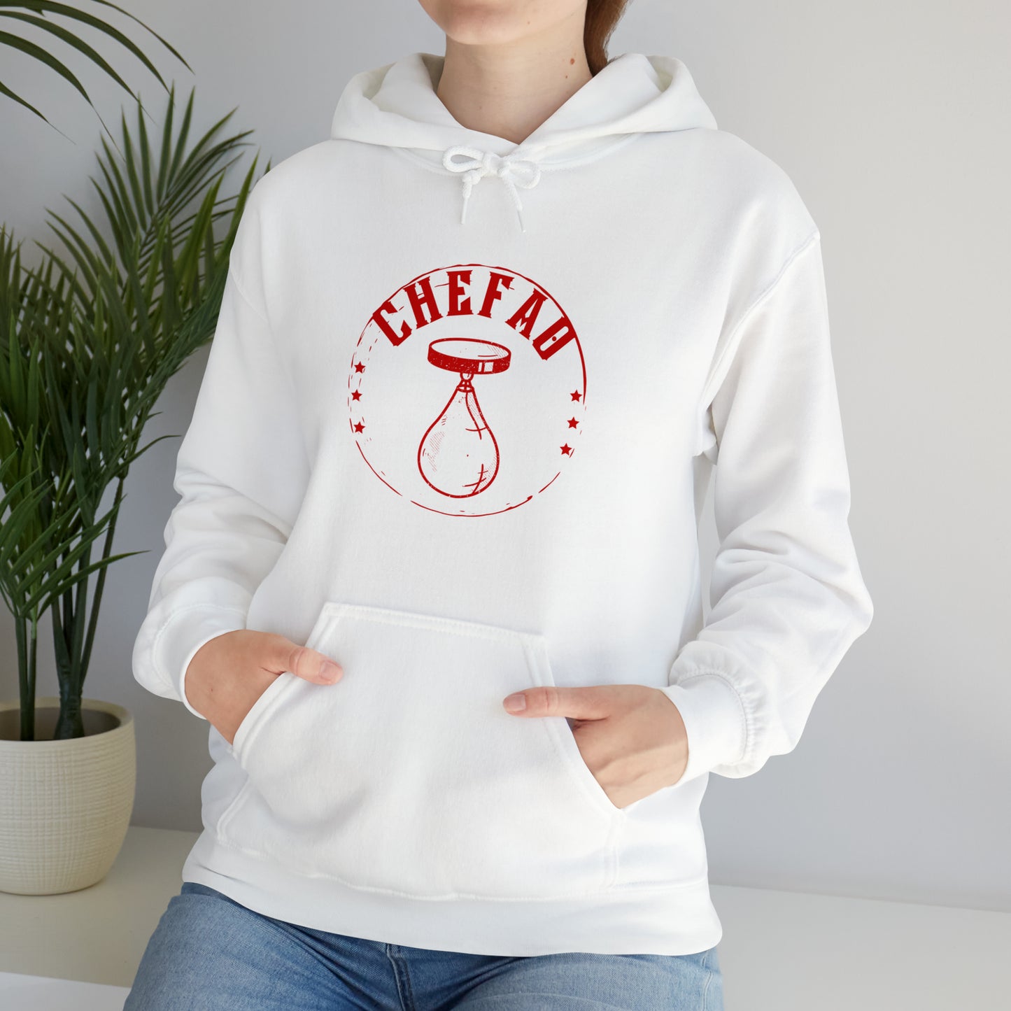 Chefao Boxing II, Unisex Heavy Blend Hooded Sweatshirt