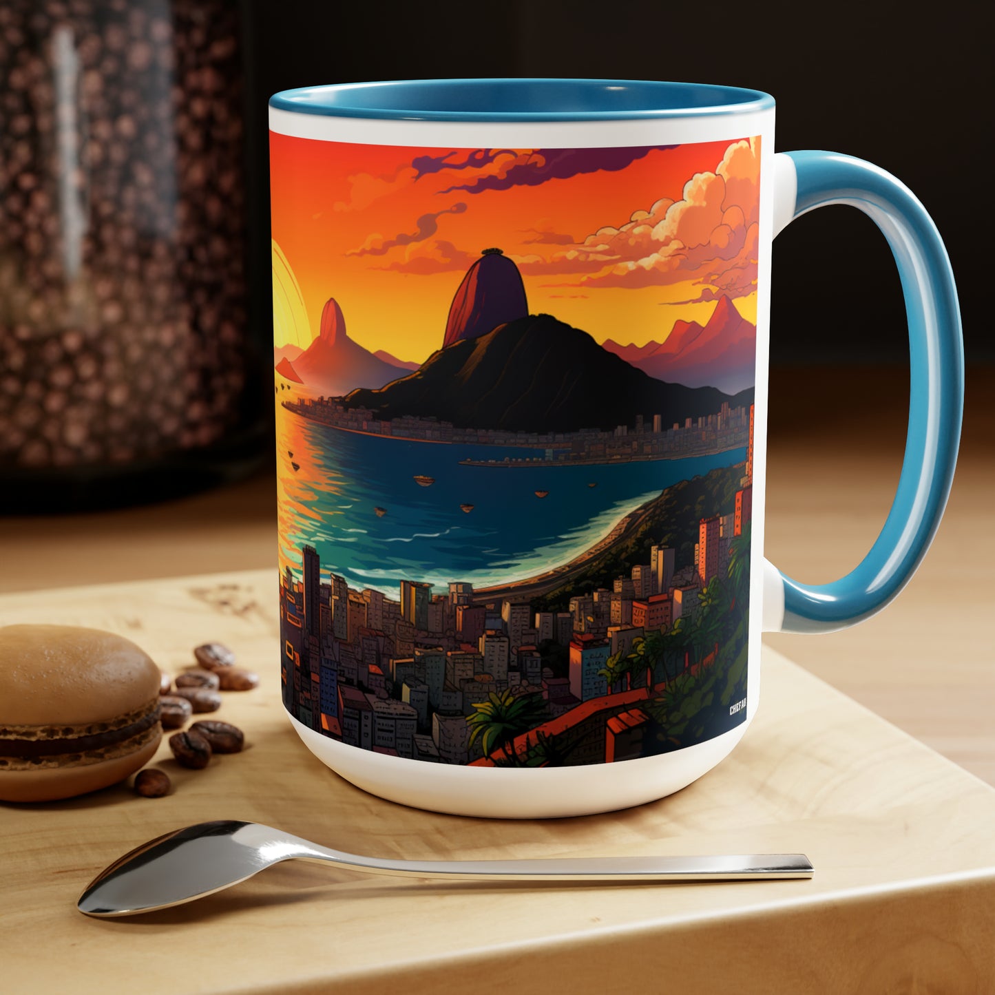 Sun Rise Rio, Coffee Mug, 15oz