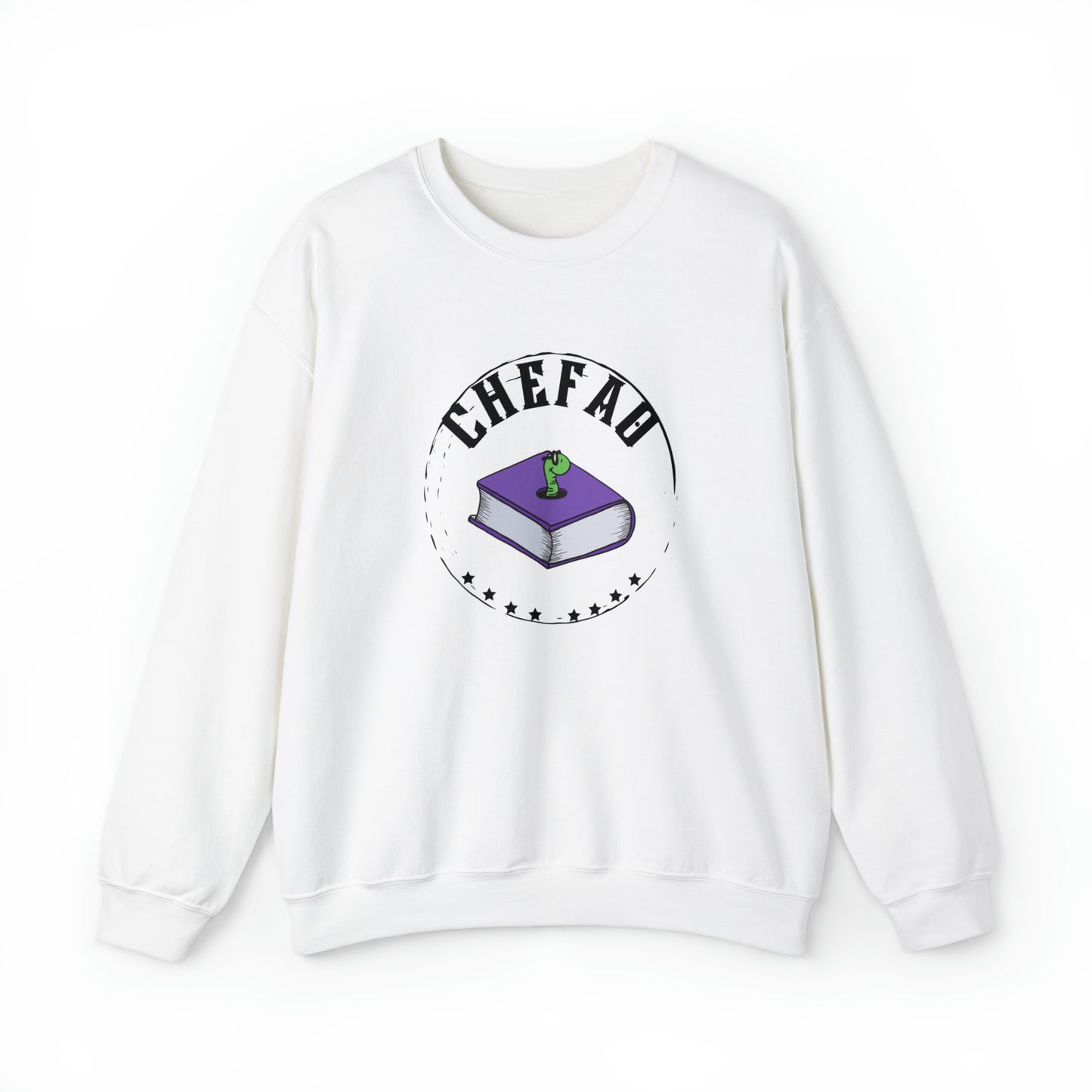 Chefao Bookworm I, Unisex Heavy Blend Crewneck Sweatshirt