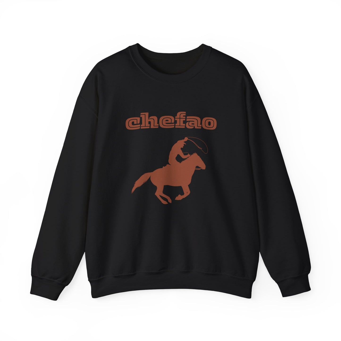 Chefao Cowboy III, Unisex Heavy Blend Crewneck Sweatshirt