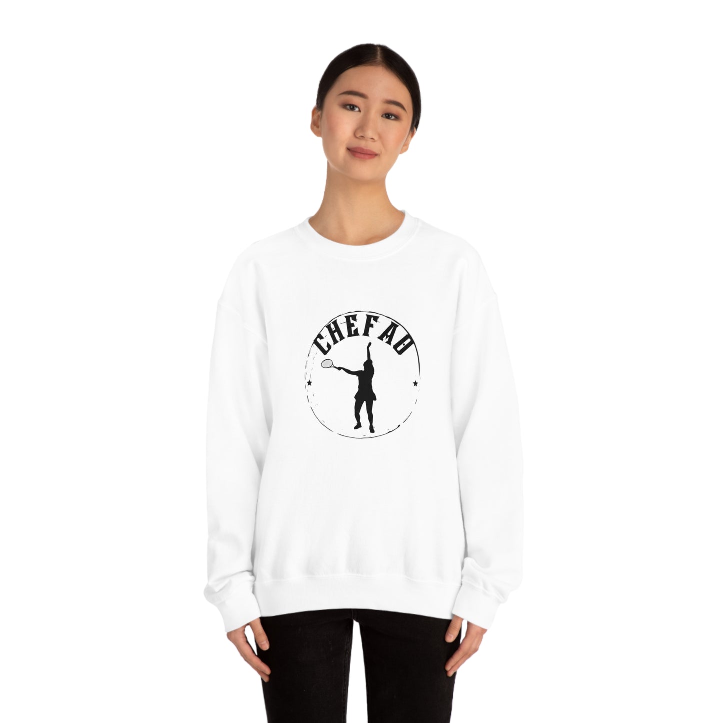 Chefao Tennis I, Unisex Heavy Blend Crewneck Sweatshirt