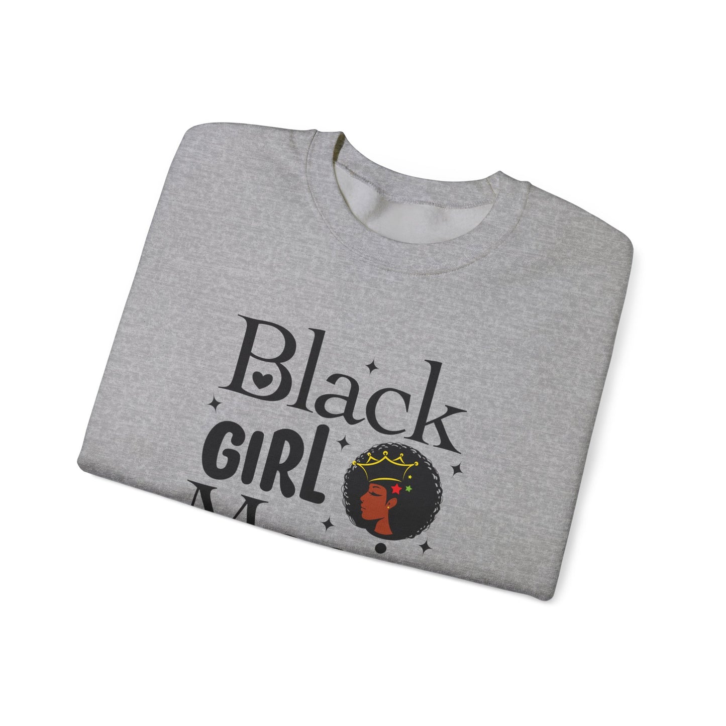 Chefao Black Girl Magic I, Unisex Heavy Blend™ Crewneck Sweatshirt