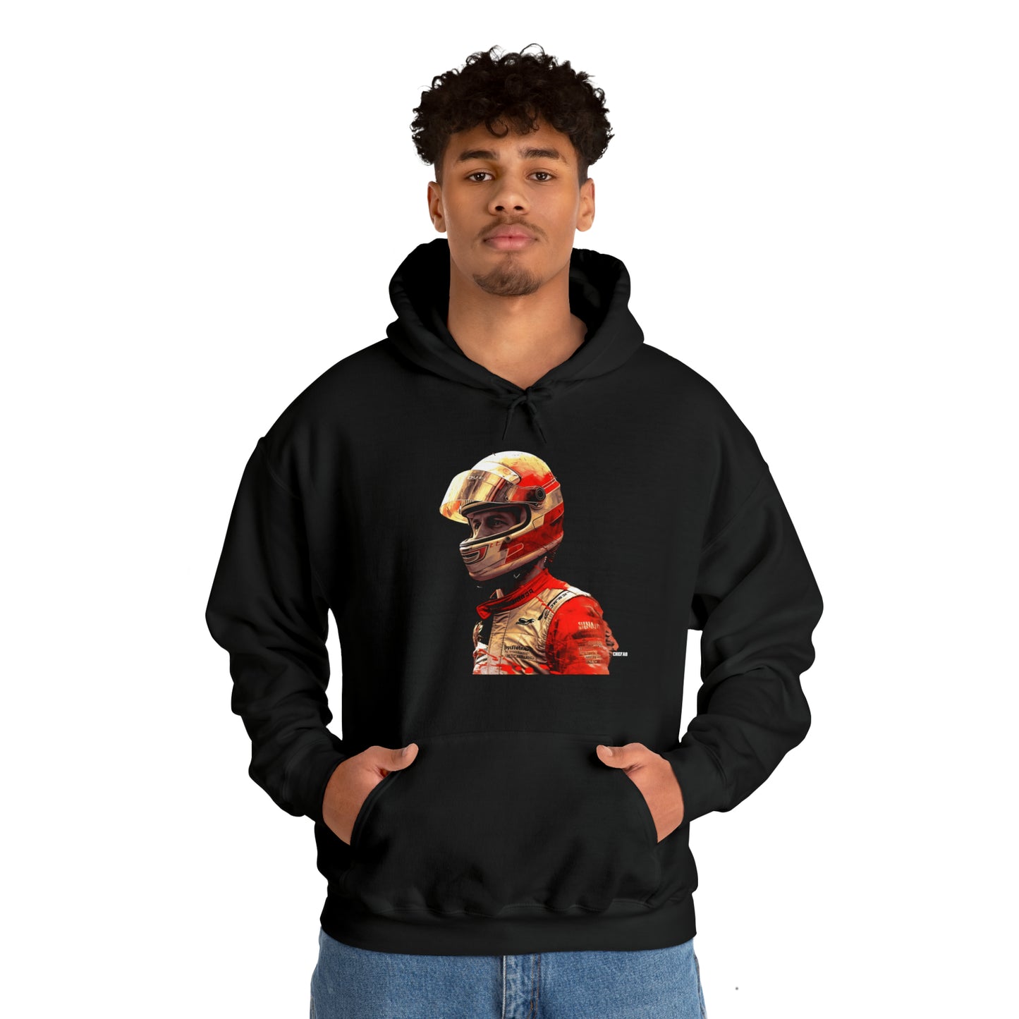 Racecar Driver, Unisex Heavy Blend Hooded Sweatshirt