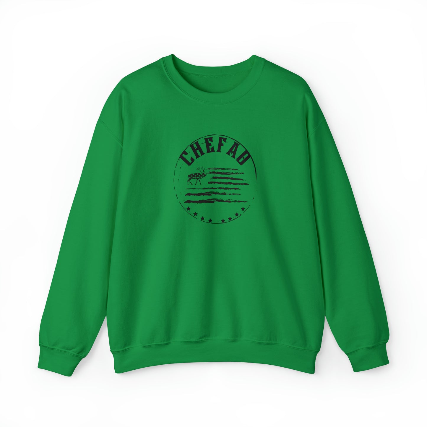 Chefao Hunting II, Unisex Heavy Blend Crewneck Sweatshirt