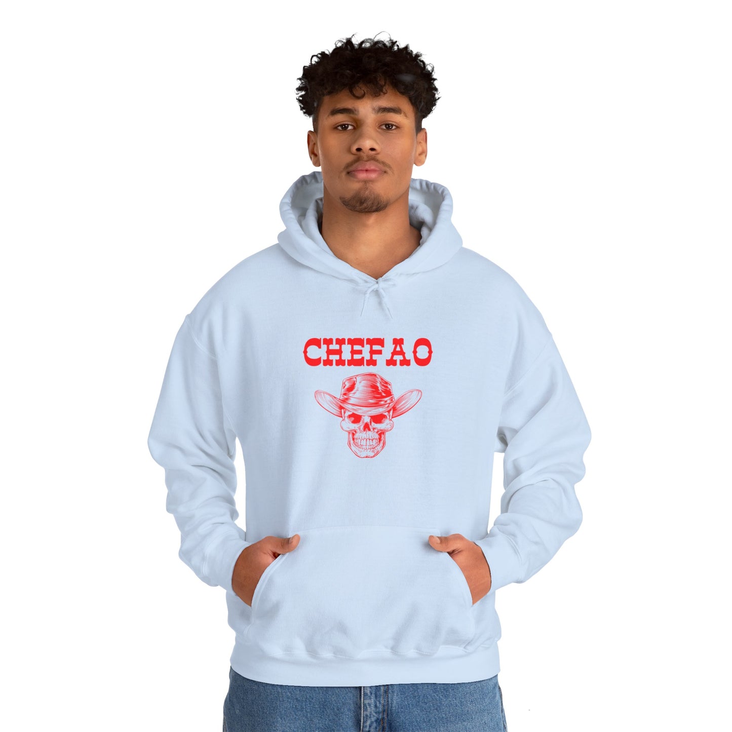 Chefao Cowboy VII, Unisex Heavy Blend Hooded Sweatshirt
