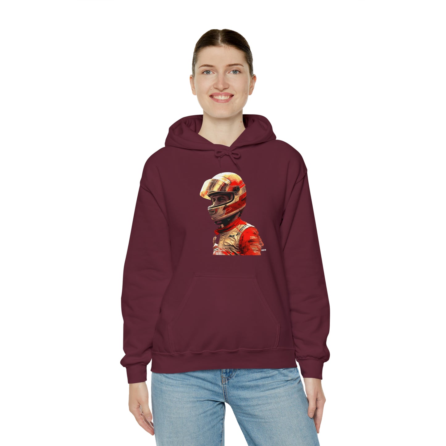 Racecar Driver, Unisex Heavy Blend Hooded Sweatshirt