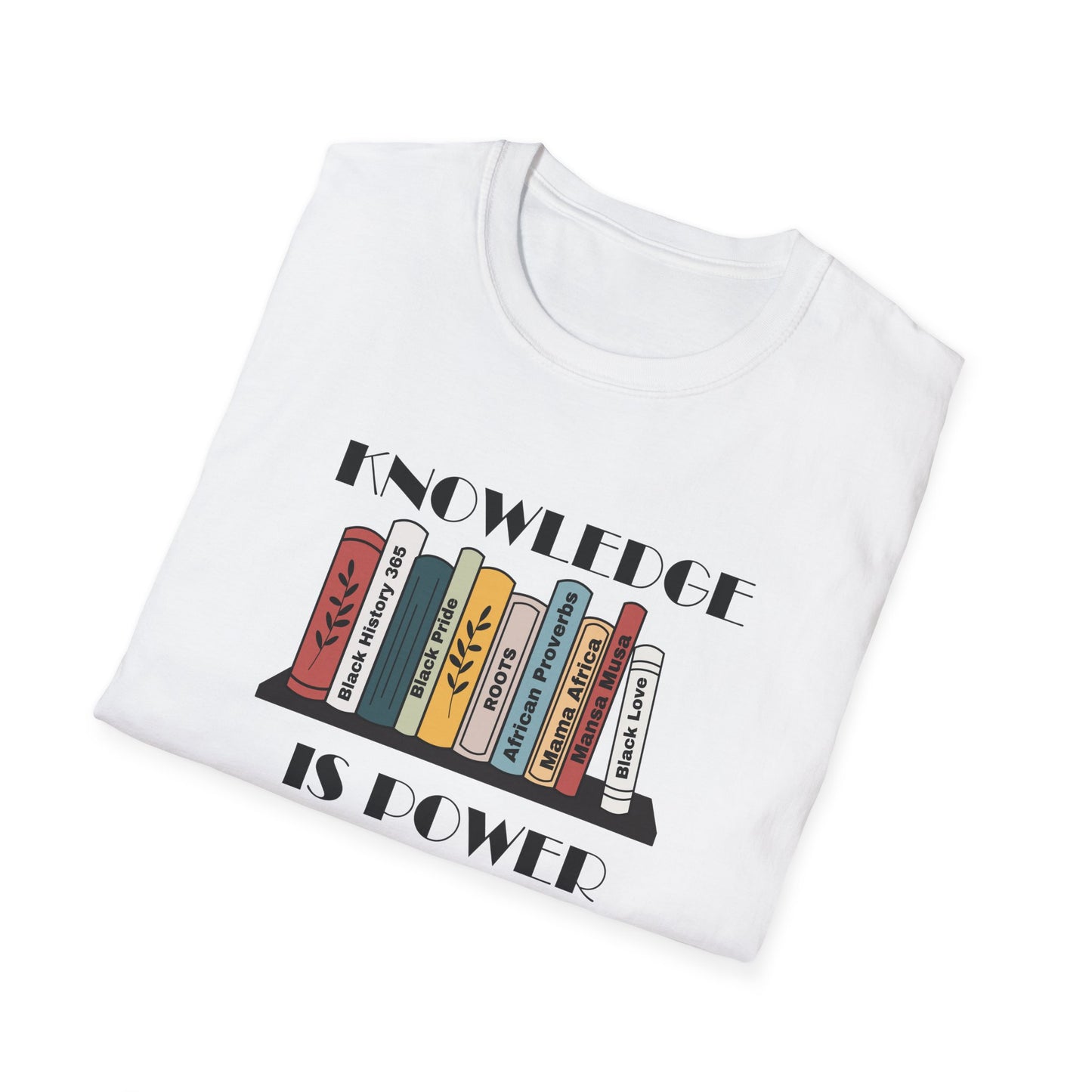 Chefao Knowledge is Power I, Unisex Softstyle T-Shirt