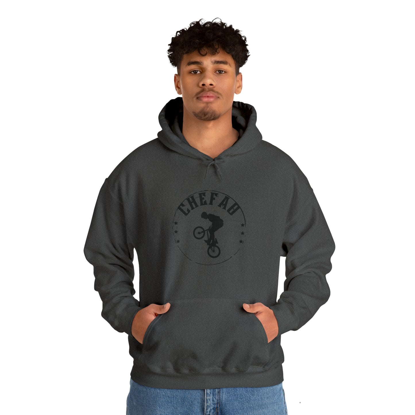 Chefao BMX I, Unisex Heavy Blend Hooded Sweatshirt