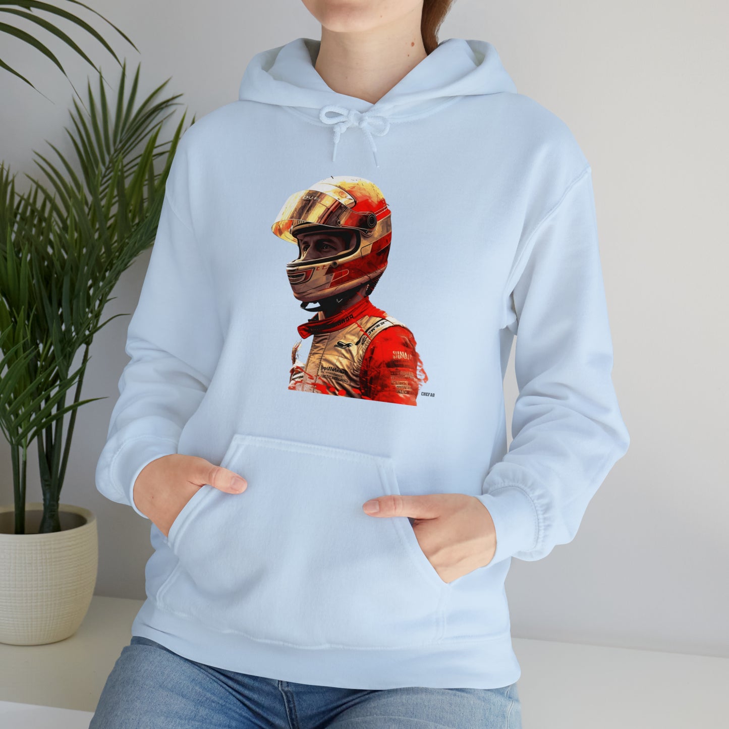 Racecar Driver, Unisex Heavy Blend Hooded Sweatshirt