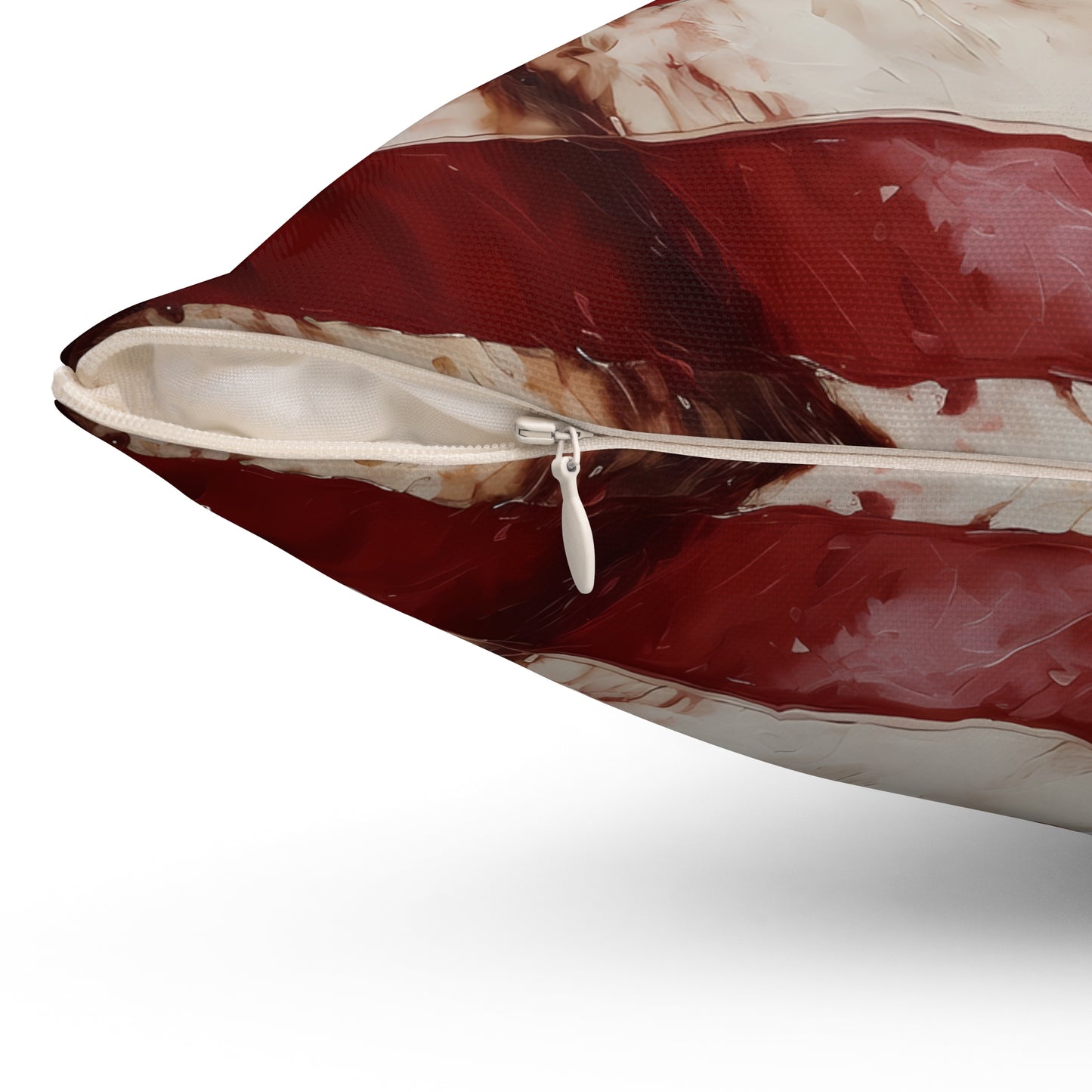 American Flag, Spun Polyester Square Pillow