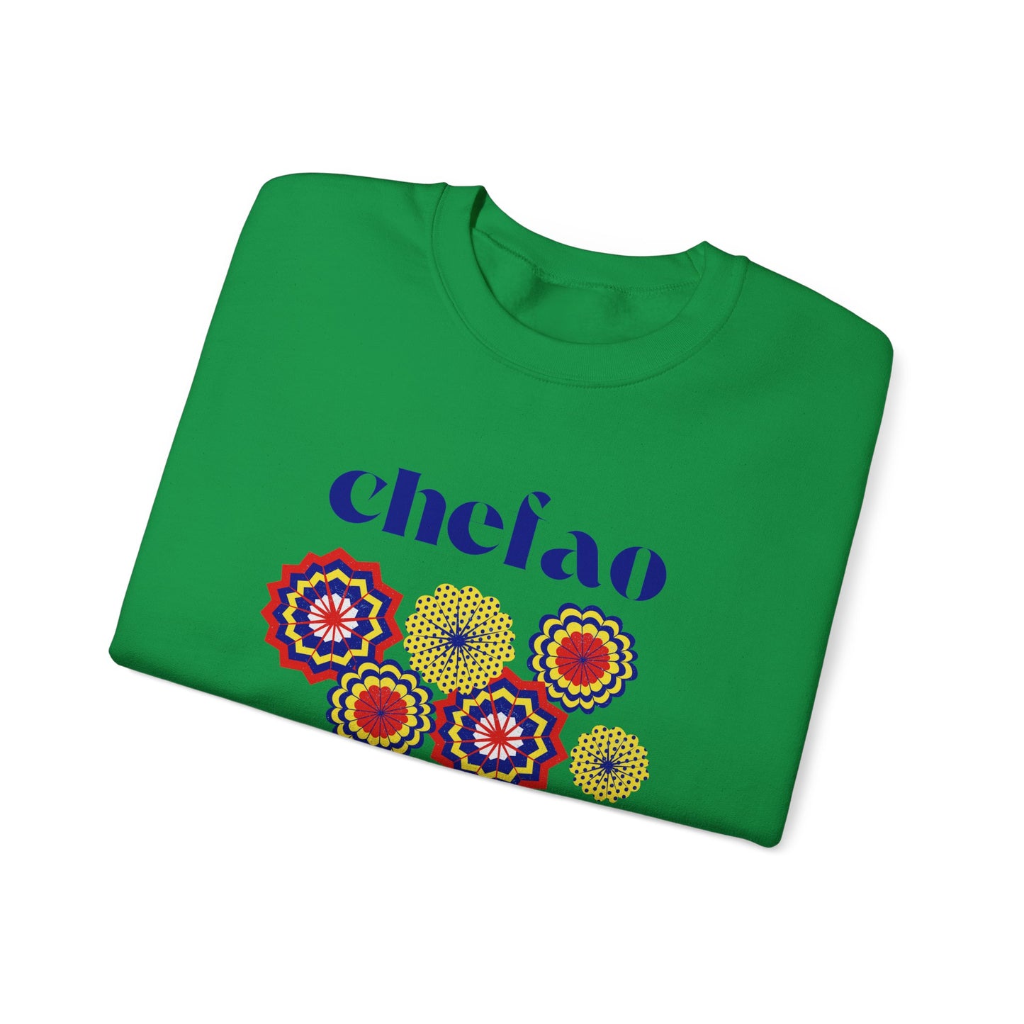 Chefao Paper Fans I, Unisex Heavy Blend Crewneck Sweatshirt